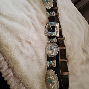 Turquoise Concho Belt